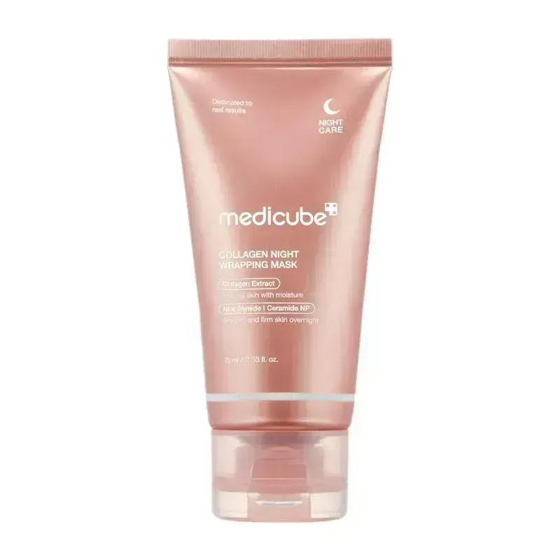 Collagen Night Wrapping Mask. Mascarilla Nocturna de Colágeno. MEDICUBE