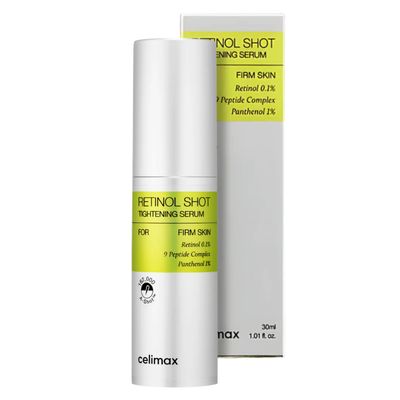Suero Tensor Anti Edad con Retinol The Vita-A Retinol Shot Tightening Serum. CELIMAX