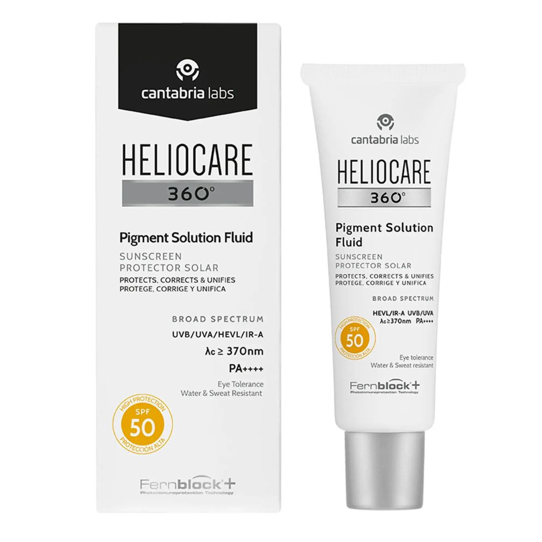 Protector Solar Facial Antimanchas Pigment Solution Fluid Spf50+.  HELIOCARE 360º