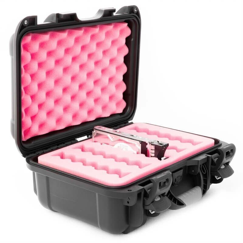 Turtle Case HD 3.5 Zoll, schwarz, wasserdicht, 5 HDDs Turtle Case HD 3.5 Zoll, schwarz, wasserdicht, 5 HDDs