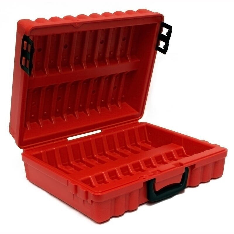Turtle Case T10K/3592, rot, 20 Tapes ohne Hülle Turtle Case T10K/3592, rot, 20 Tapes ohne Hülle