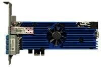 DXH4-M Host Card (modular, full height bracket mounted) includes (4) 40cm MiniDP to MiniDP cables