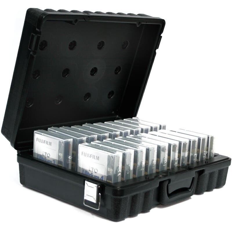 Turtle Case LTO, schwarz, 20 Tapes mit Hülle Turtle Case LTO, schwarz, 20 Tapes mit Hülle