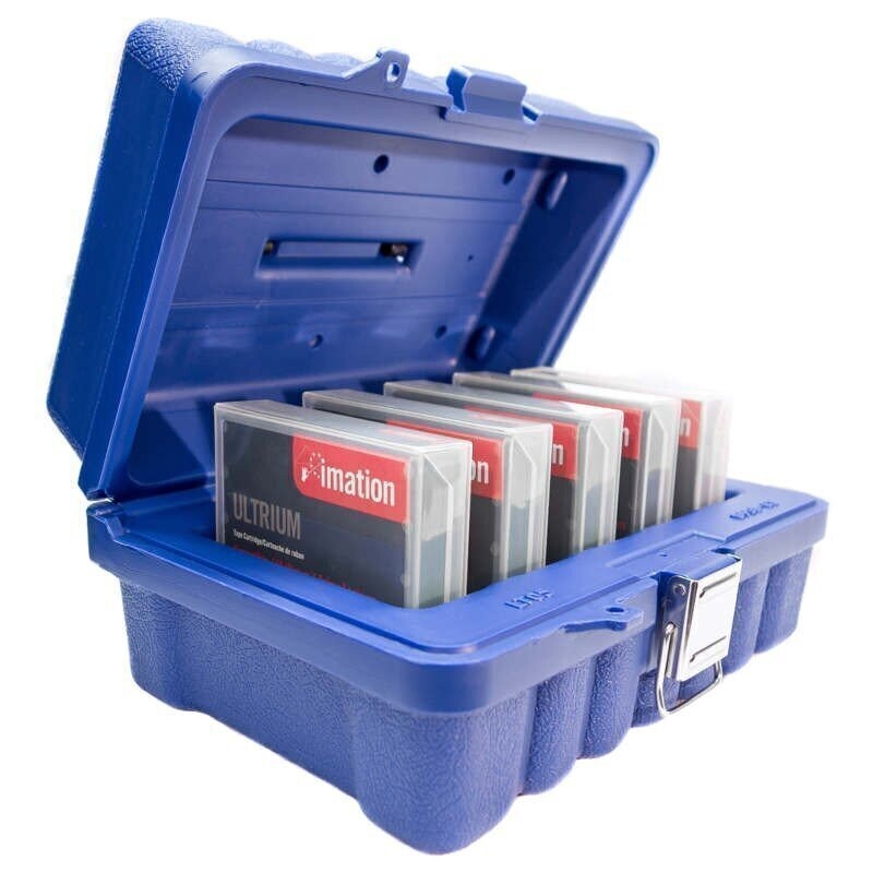 Turtle Case LTO, blau, 5 Tapes mit Hülle Turtle Case LTO, blau, 5 Tapes mit Hülle