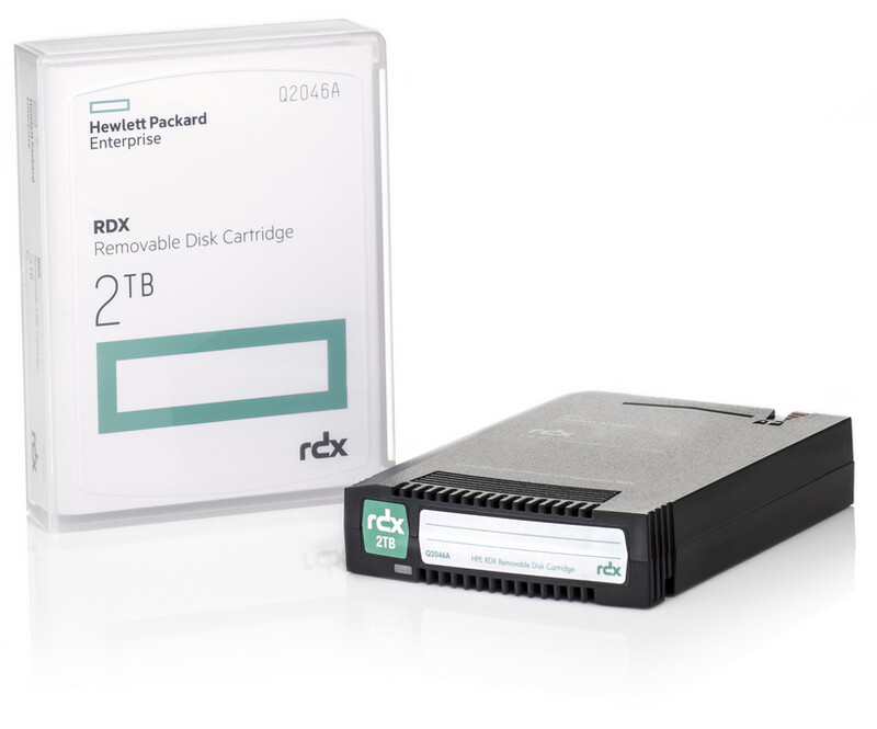 HPE RDX 2 TB Kassette (Q2046A) HPE RDX 2 TB Kassette (Q2046A)