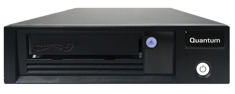 Quantum LTO-9 Tape Drive, Half Height, Tabletop, 12Gb/s SAS, Black, Kit Quantum LTO-9 External Tape Drive TC-L92BN-AR