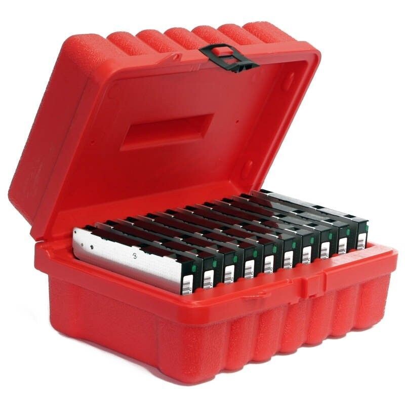 Turtle Case 3570, rot, 10 Tapes ohne Hülle Turtle Case 3570, rot, 10 Tapes ohne Hülle