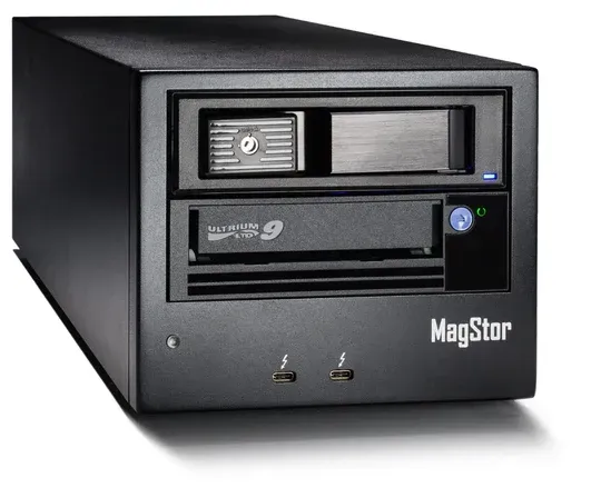 MagStor Thunderbolt 3 LTO9 HH Desktop Tape Drive LTO-9 TAA MagStor Thunderbolt 3 LTO9 HH Desktop Tape Drive LTO-9 TAA