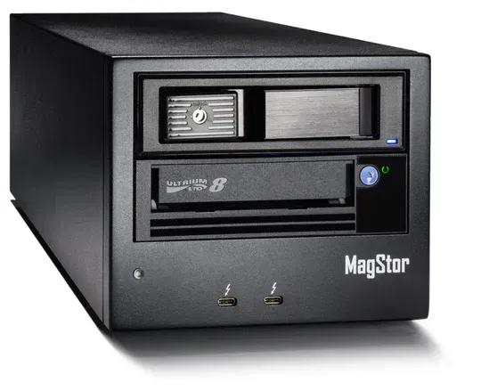 MagStor Thunderbolt 3 LTO8 HH Desktop Tape Drive LTO-8 TAA MagStor Thunderbolt 3 LTO8 HH Desktop Tape Drive LTO-8 TAA