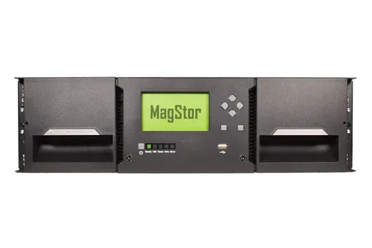 MagStor M3000E 3U 40-Slot Library w/ LTO9 SAS TAA MagStor M3000E 3U 40-Slot Library w/ LTO9 SAS TAA
