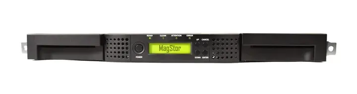 MagStor M1000 1U 8-Slot Library w/ LTO9 FC TAA MagStor M1000 1U 8-Slot Library w/ LTO9 FC TAA