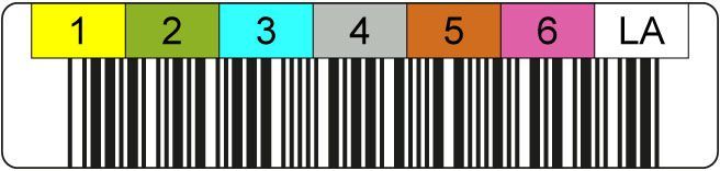 LTO-10 Barcode Label - 100 Stück LTO-10 Barcode Label - 100 Stück