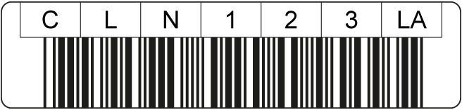 LTO-10 Cleaning Label - 1 Stück