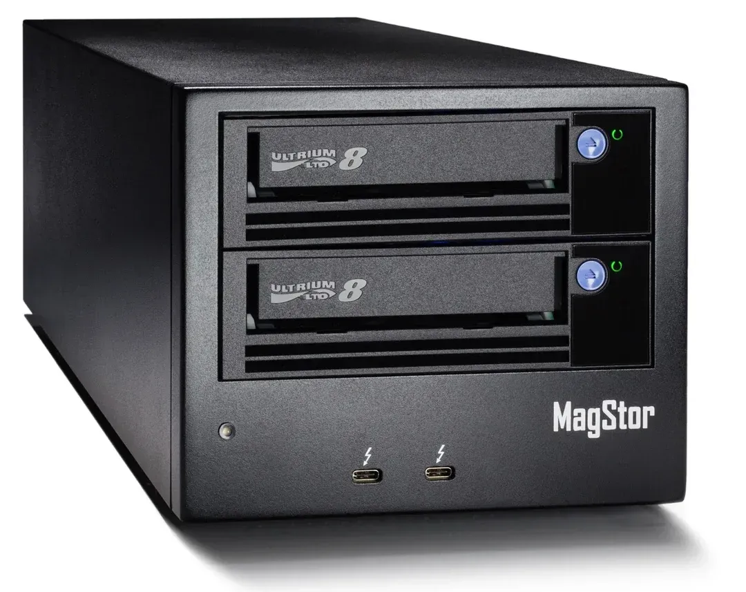 MagStor Thunderbolt 3 DUAL LTO8 Desktop Tape Drive LTO-8 TAA