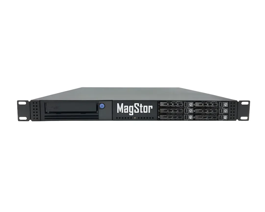MagStor 1U LTO8 RAID Thunderbolt 3 Rack Mount LRU w/ 1x LTO-8 TAA