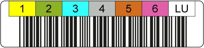 LTO-4 WORM Barcode Label - 20 Stück