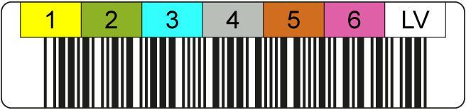 LTO-5 WORM Barcode Label - 20 Stück