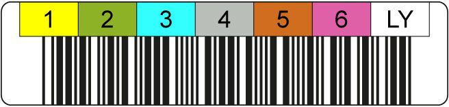 LTO-8 WORM Barcode Label - 20 Stück