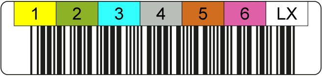 LTO-7 WORM Barcode Label - 20 Stück LTO-7 WORM Barcode Label - 20 Stück