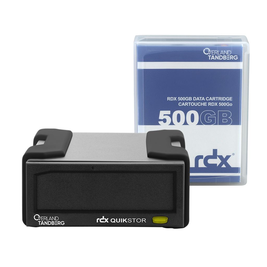 Tandberg RDX Kit, externes Laufwerk , USB3 + 500 GB Tape Tandberg RDX Kit, externes Laufwerk , USB3 + 500 GB Tape