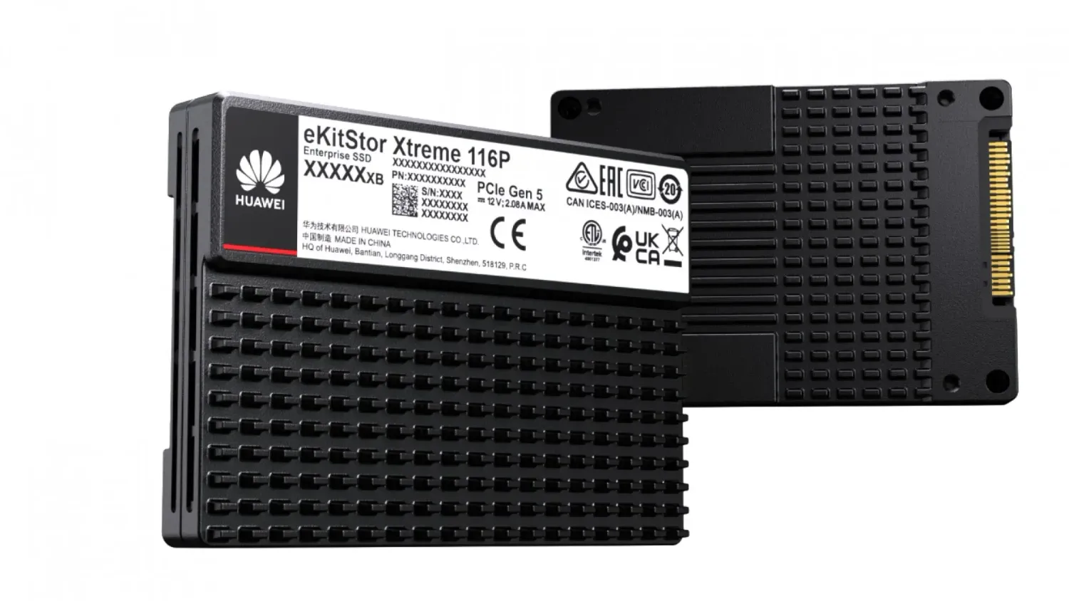Huawei eKitStor Xtreme 116P PCIe 5.0 15.36 TB SSD Huawei eKitStor Xtreme 116P PCIe 5.0 15.36 TB SSD