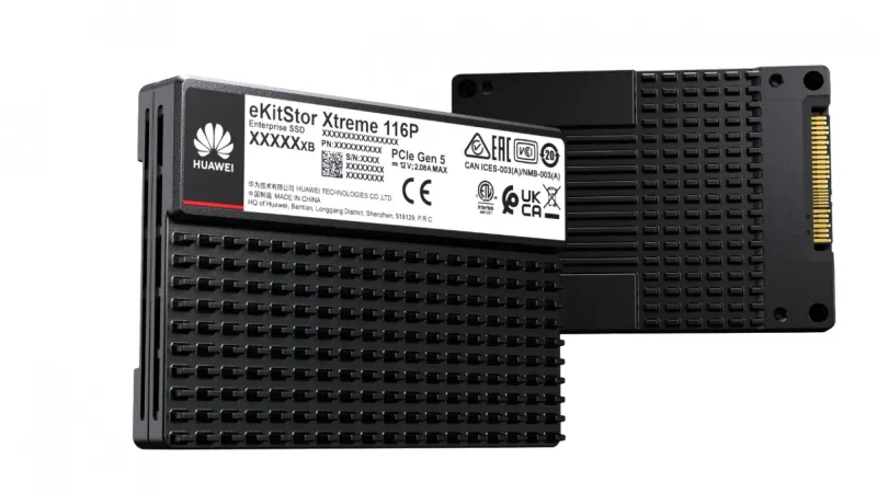 Huawei eKitStor Xtreme 116P PCIe 5.0 15.36 TB SSD Huawei eKitStor Xtreme 116P PCIe 5.0 15.36 TB SSD