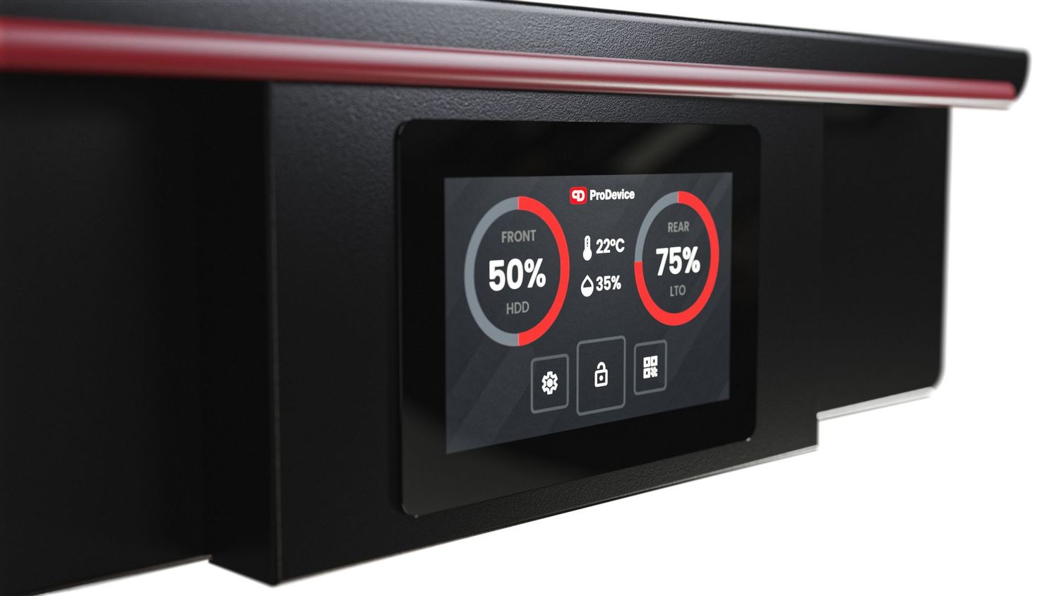 ProDevice MSS400 ULTIMATE – 4 HE Rack-Schublade mit Kapazitäts-, Klima- & Zugriffskontrolle