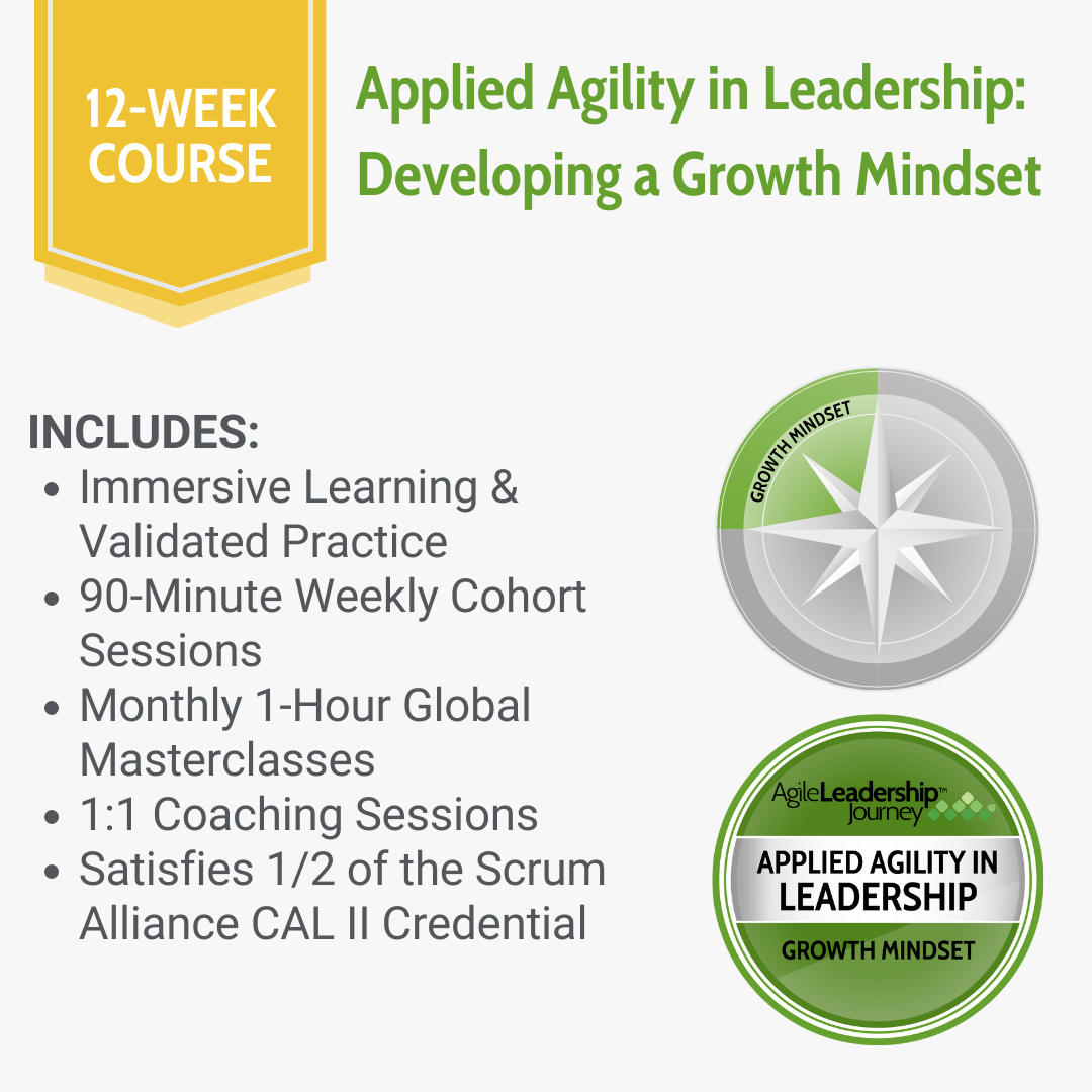 Applied Agility in Leadership - Developing a Growth Mindset Registration