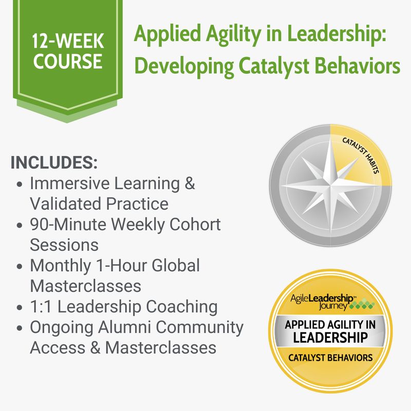 Applied Agility in Leadership - Developing Catalyst Behaviors Registration