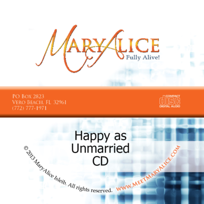 NEW PRICE- Happy as Unmarried CD