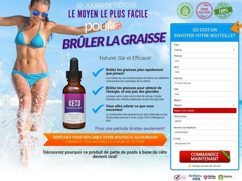 Keto Advanced Fat Burner Drops Canada Avis Reviews 2022