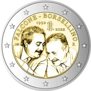 Italien 2 € 2022 Falcone+Borsellino Italien 2 € 2022 Falcone+Borsellino