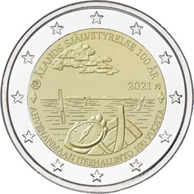 Finnland 2 € 2021 Selbstverwaltung Aland Finnland 2 € 2021 Selbstverwaltung Aland