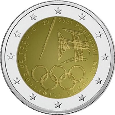 Portugal 2 € 2021 Team Portugal Olympiade Tokio Portugal 2 € 2021 Team Portugal Olympiade Tokio