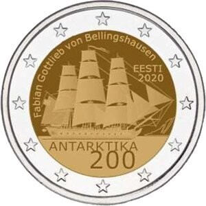 Estland 2 € 2020 Antarktis Coincard Estland 2 € 2020 Antarktis Coincard