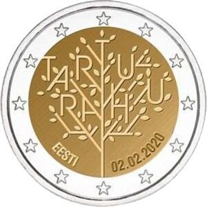 Estland 2 € 2020 Frieden v. Tartu Estland 2 € 2020 Frieden v. Tartu