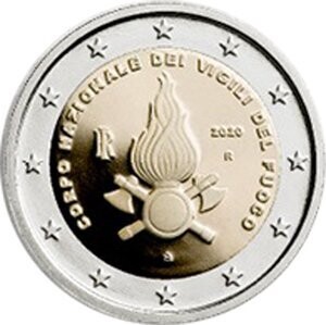 Italien 2 € 2020 Feuerwehr Coincard