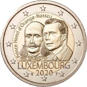 Luxemburg 2 € 2020 Henri Oranien-Nassau Luxemburg 2 € 2020 Henri Oranien-Nassau