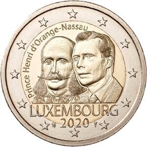Luxemburg 2 € 2020 Henri Oranien-Nassau