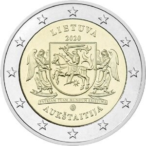 Litauen 2 € 2020 Region Aukštaitija