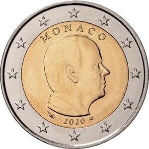 Monako 2 € 2020 Albert