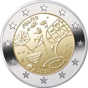 Malta 2 € 2020 Spiele - Münzzeichen Frankreich