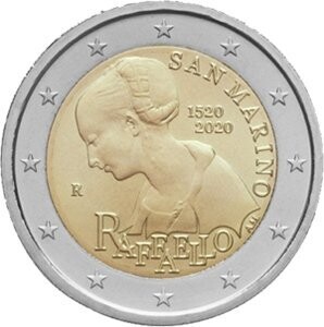 San Marino 2 € 2020 Raffael