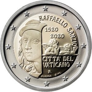 Vatikan 2 € 2020 Raffael