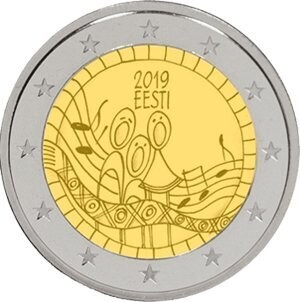 Estland 2 € 2019 Liederfestival Coincard