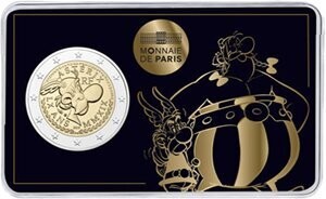 Frankreich 2 € 2019 "Asterix" Coincard Motiv beide