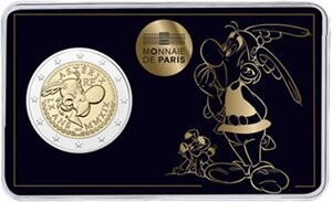 Frankreich 2 € 2019 Frankreich 2 € 2019 "Asterix" Coincard Motiv Asterix