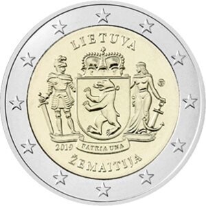 Litauen 2 € 2019 Region Zemaitija Litauen 2 € 2019 Region Zemaitija