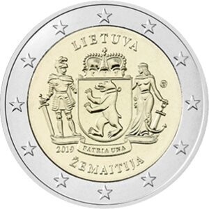 Litauen 2 € 2019 Region Zemaitija