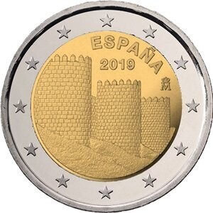 Spanien 2 € 2019 Altstadt v. Avila Spanien 2 € 2019 Altstadt v. Avila